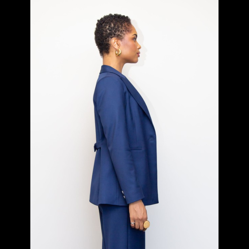 Blazer marinho - SILVINA CAMPOS