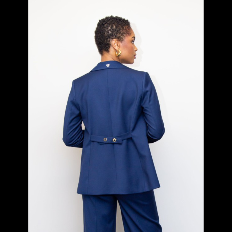 Blazer marinho - SILVINA CAMPOS