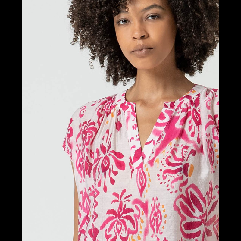 Blusa fluida tons rosa - SURKANA