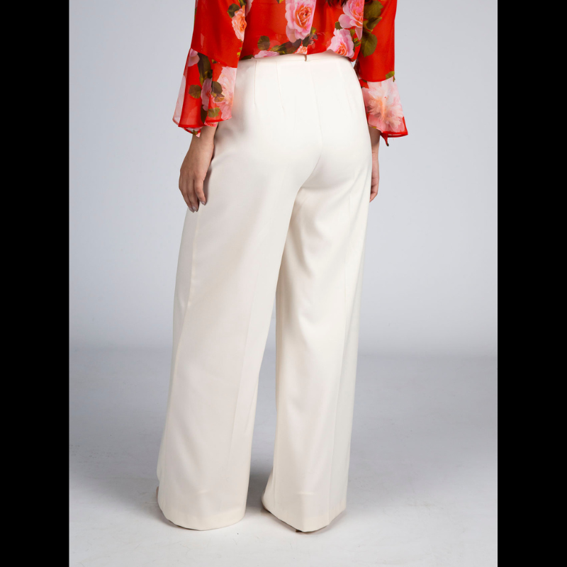 Calças pantalonas com ilhós - SILVINA CAMPOS