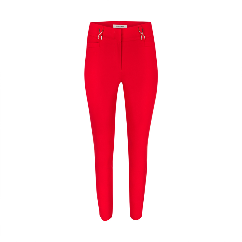 Calça Clássica Sky vermelha - SILVINA CAMPOS