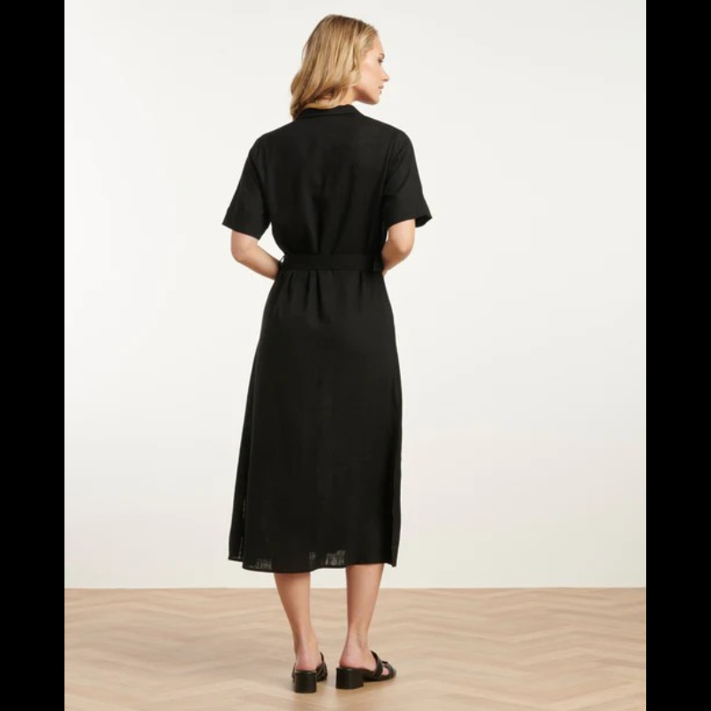 Vestido camiseiro linho - SMASHED LEMON