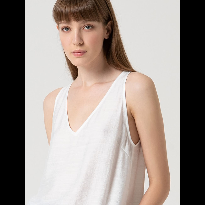 Top de alças branco - SURKANA