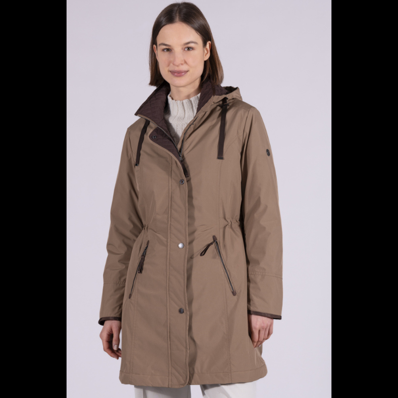 Casaco/Parka castanho com forro acolchoado - GREEN GOOSE