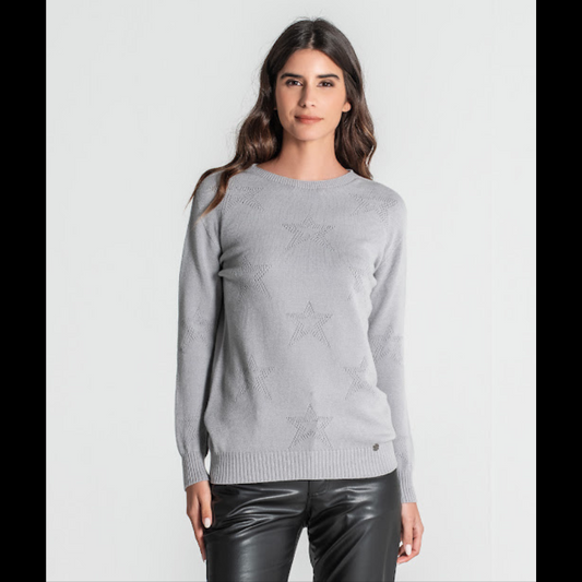 Camisola cinza com estrelas - RÜGA